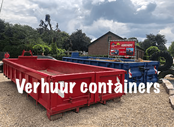 Grondwerken Kerkhofs - verhuur van containers voor puin in Noord-Limburg